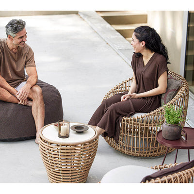 Nest Outdoor Round Chair by Cane-line Additional Image - 16
