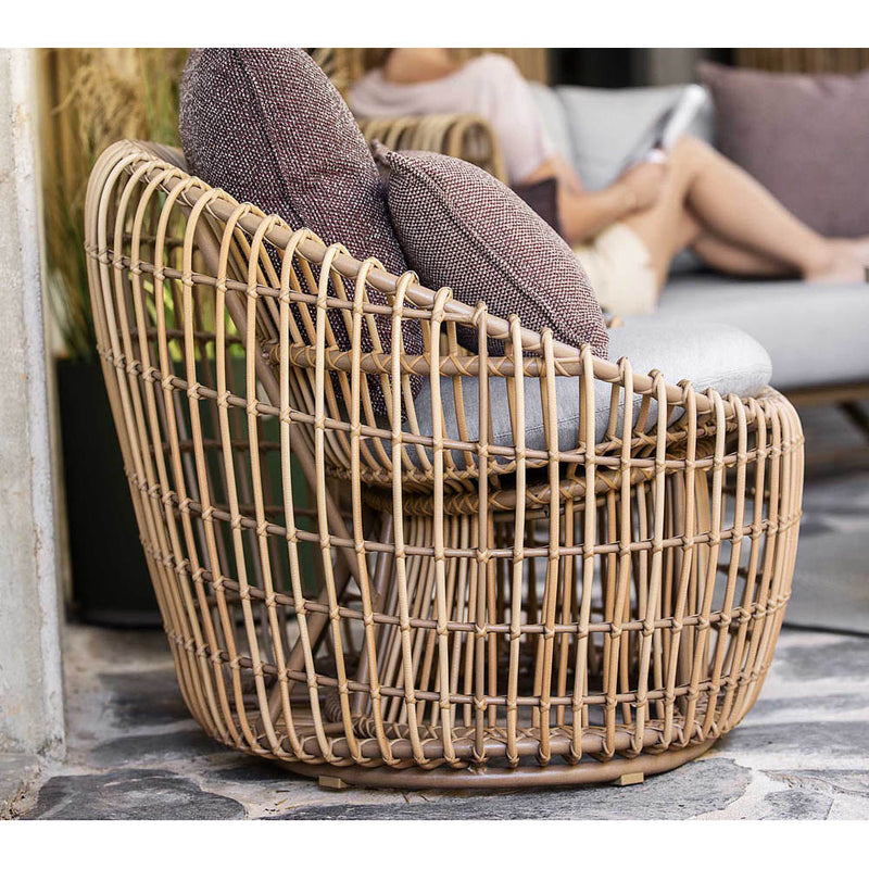 Nest Outdoor Round Chair by Cane-line Additional Image - 3