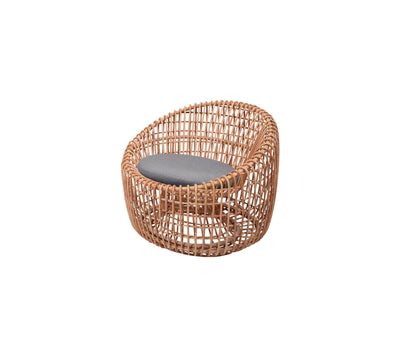 Nest Indoor Round Chair Rattan, Natural by Cane-line