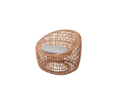 Nest Indoor Round Chair Rattan, Natural by Cane-line