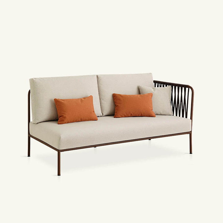Nido Outdoor Chaise Hand-Woven Right Side Module by Expormim
