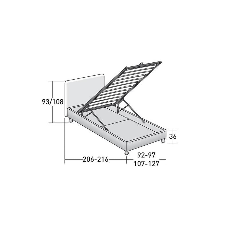 Notturno 2 Single Bed by Flou Additional Image - 3