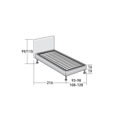 Notturno 2 Single Bed by Flou Additional Image - 7