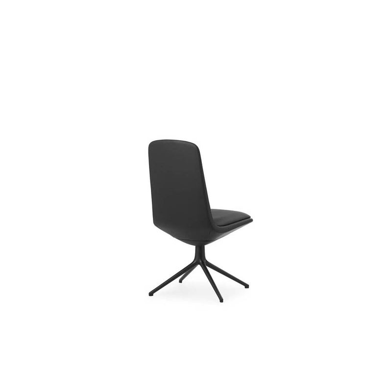 Off Chair Low 4L Black Aluminum With Cushion Ultra Leather by Normann Copenhagen - Additional Image 3