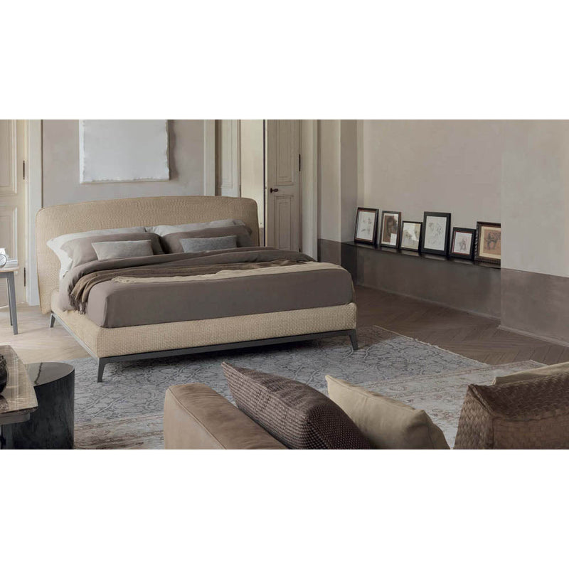 Oliver Woven Leather Bed by Flou Additional Image - 3