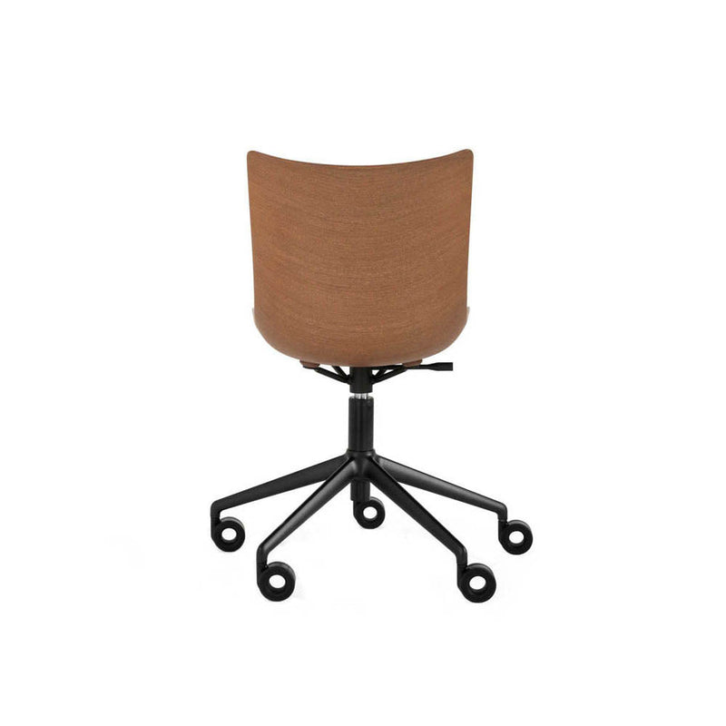 P/Wood Adjustable Height Desk Chair with Wheels by Kartell - Additional Image 11