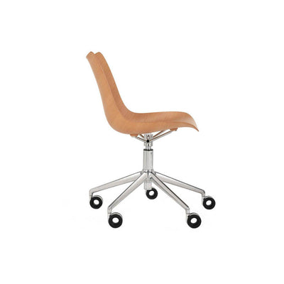 P/Wood Adjustable Height Desk Chair with Wheels by Kartell - Additional Image 6