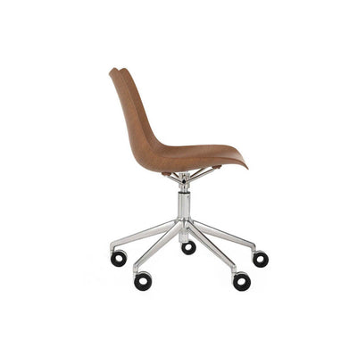 P/Wood Adjustable Height Desk Chair with Wheels by Kartell - Additional Image 7
