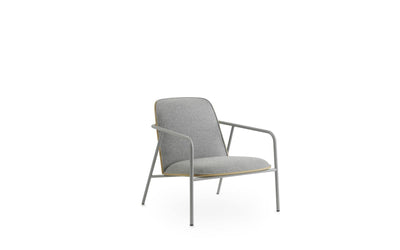 Pad Grey Steel Oak/Synergy Low Lounge Chair