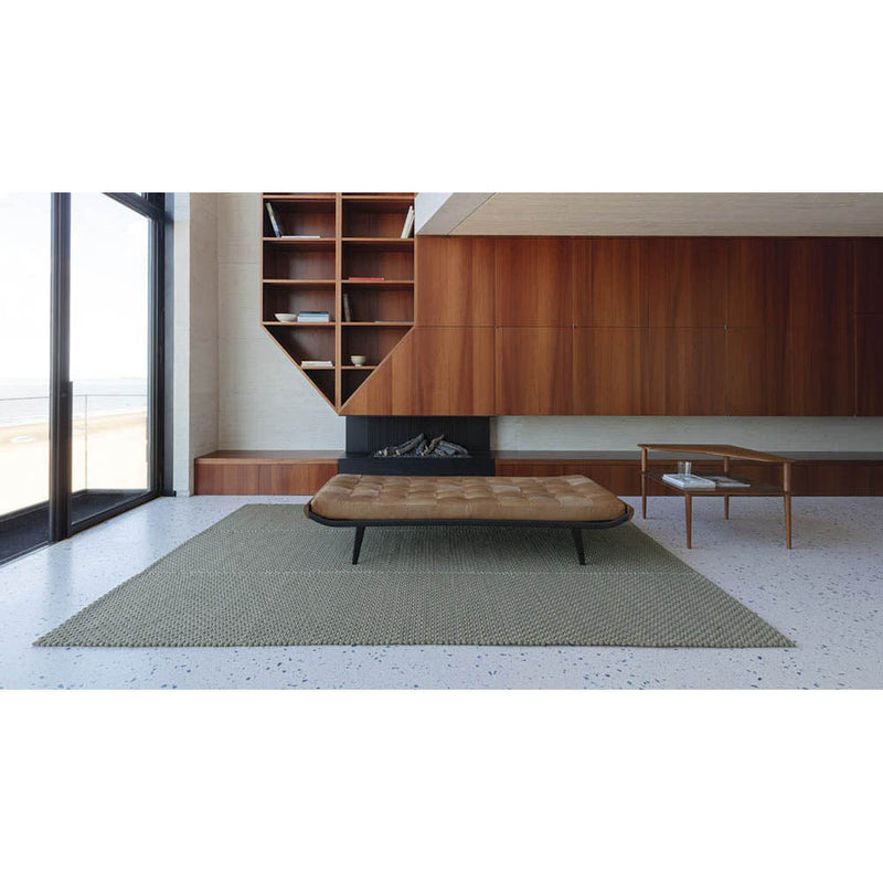 Pebbles Red Rug Pebble Rectangle Rug by Limited Edition