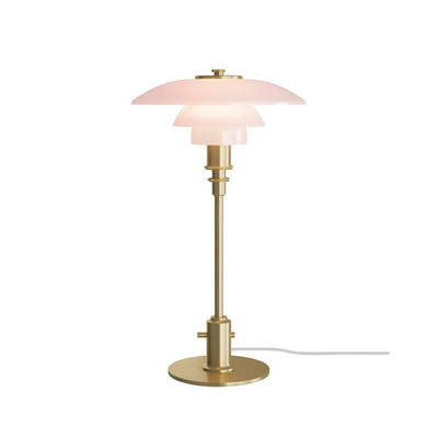 PH 2/1 Pale Rose Brass Table Lamp by Louis Polsen - Additional Image - 1