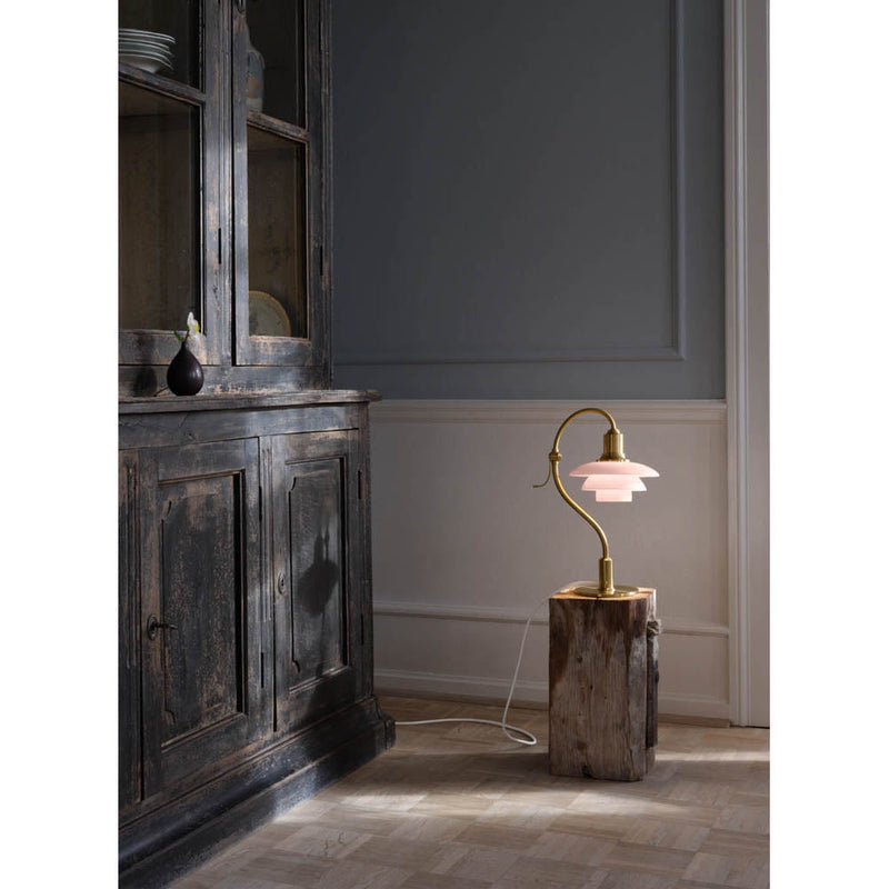 PH 2/2 Question Mark Pale Rose Table Lamp by Louis Polsen - Additional Image - 3