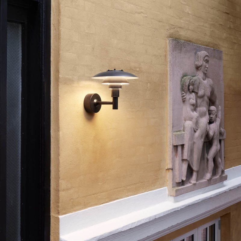 PH 3-2&frac12; Outdoor Wall Sconce by Louis Polsen - Additional Image - 5