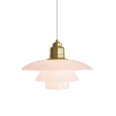 PH 3&frac12;-3 Pale Rose Brass Pendant by Louis Polsen