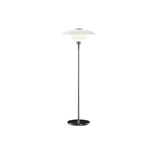PH 4&frac12;-3&frac12; Glass Floor Lamp by Louis Polsen