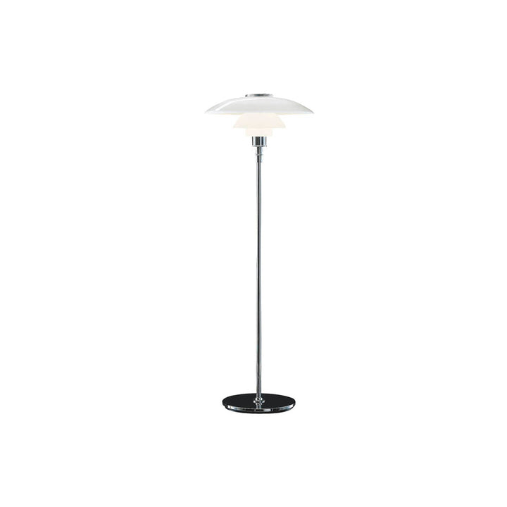 PH 4&frac12;-3&frac12; Glass Floor Lamp by Louis Polsen