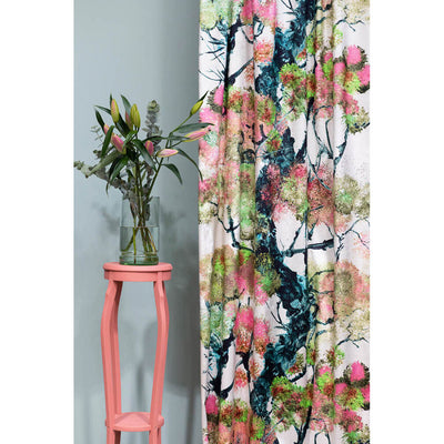 Pinyin Tree Velvet Fabric Curtain by Timorous Beasties - Additional Image 2