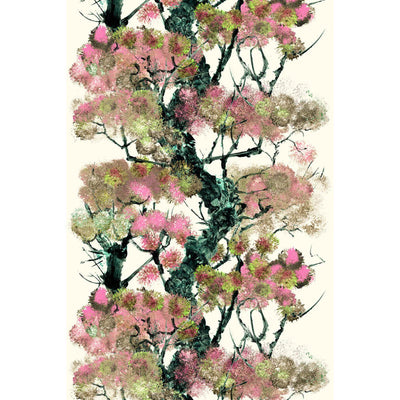 Pinyin Tree Velvet Fabric Curtain by Timorous Beasties
