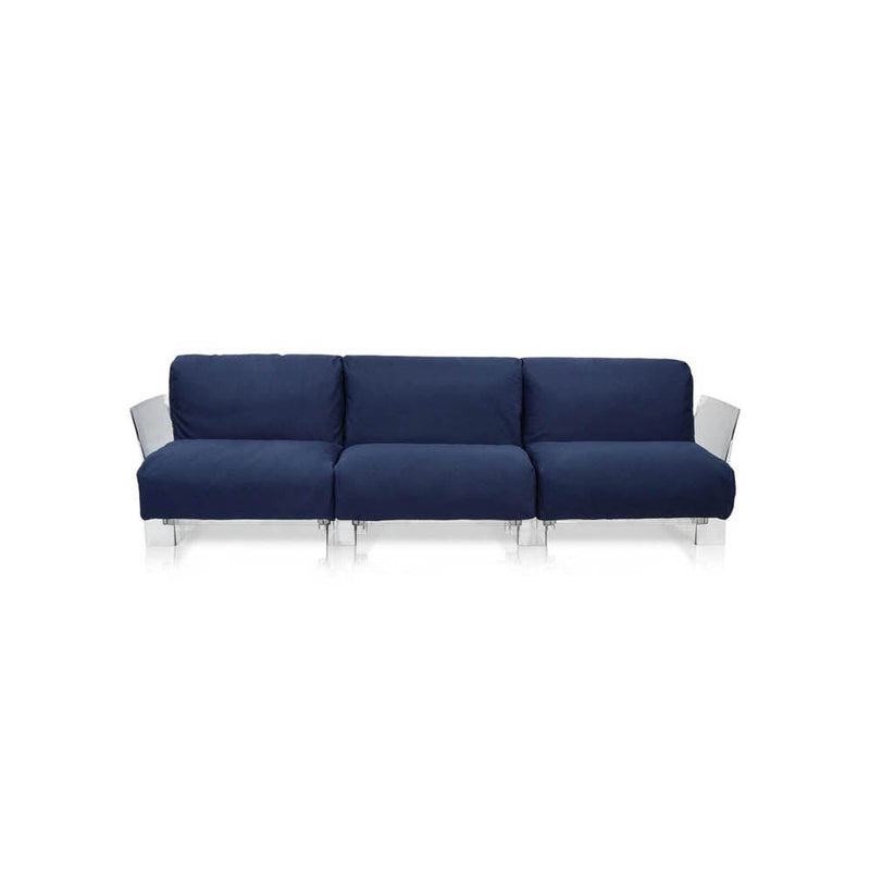 Pop Outdoor 3-Seater Sofa with Cushions by Kartell - Additional Image 3