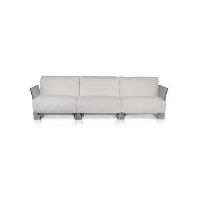 Pop Outdoor 3-Seater Sofa with Cushions by Kartell - Additional Image 4