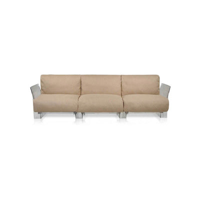 Pop Outdoor 3-Seater Sofa with Cushions by Kartell - Additional Image 5