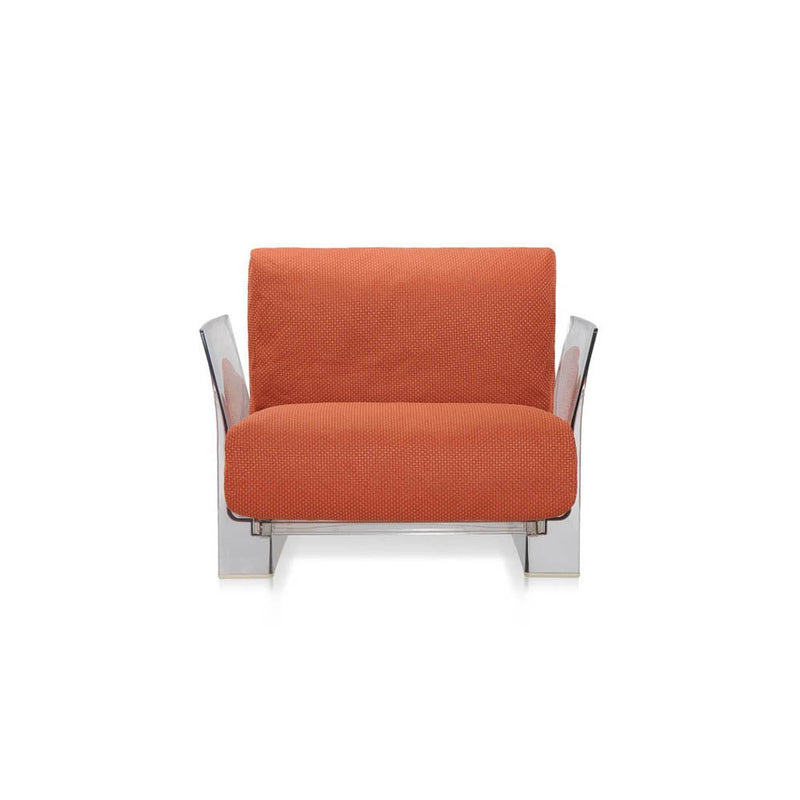 Pop Outdoor Armchair with Ikon Fabric Cushion by Kartell - Additional Image 2