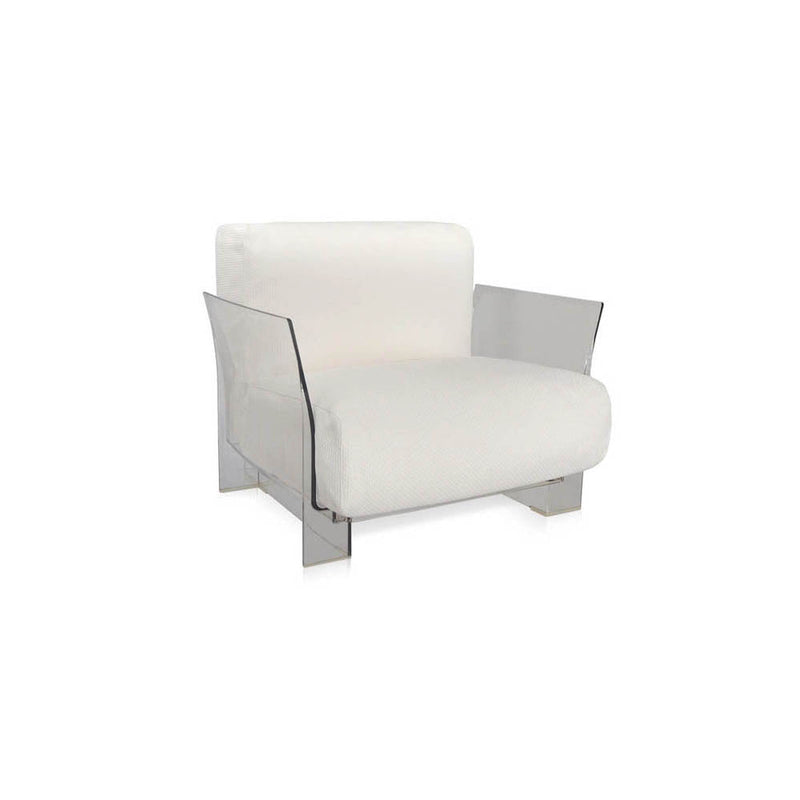 Pop Outdoor Armchair with Ikon Fabric Cushion by Kartell - Additional Image 3