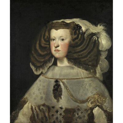 Portrait of Dona Mariana of Austria, Queen of Spain Painting by Santa & Cole