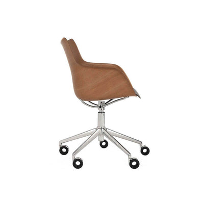Q/Wood Adjustable Height Desk Chair with Wheels by Kartell - Additional Image 11
