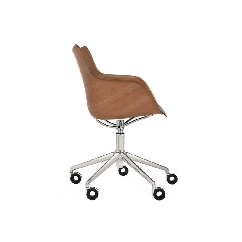 Q/Wood Adjustable Height Desk Chair with Wheels by Kartell - Additional Image 11