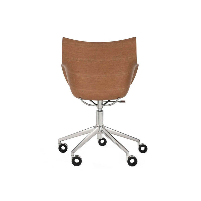 Q/Wood Adjustable Height Desk Chair with Wheels by Kartell - Additional Image 12
