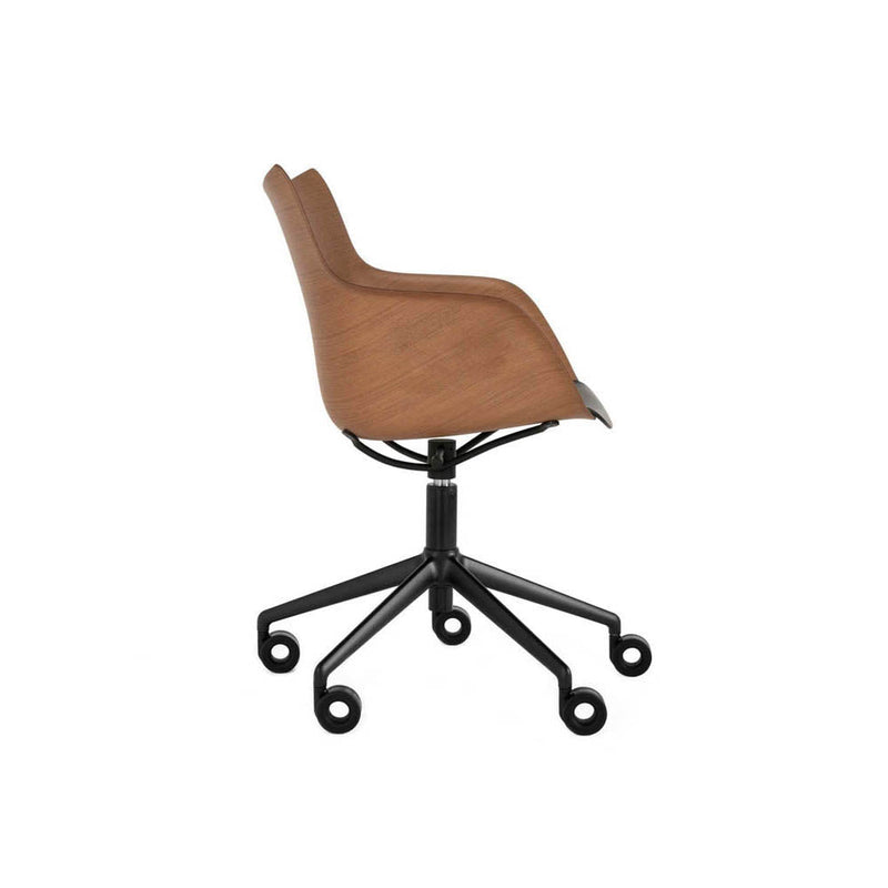 Q/Wood Adjustable Height Desk Chair with Wheels by Kartell - Additional Image 14