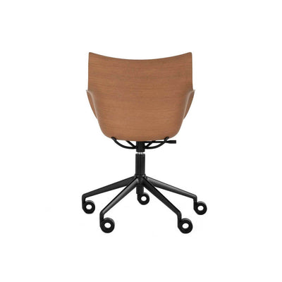 Q/Wood Adjustable Height Desk Chair with Wheels by Kartell - Additional Image 15