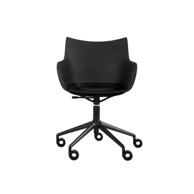 Q/Wood Adjustable Height Desk Chair with Wheels by Kartell - Additional Image 1