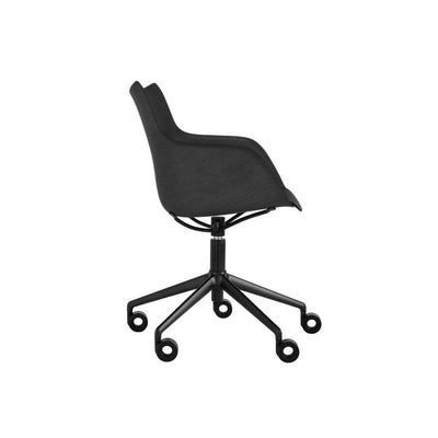 Q/Wood Adjustable Height Desk Chair with Wheels by Kartell - Additional Image 8