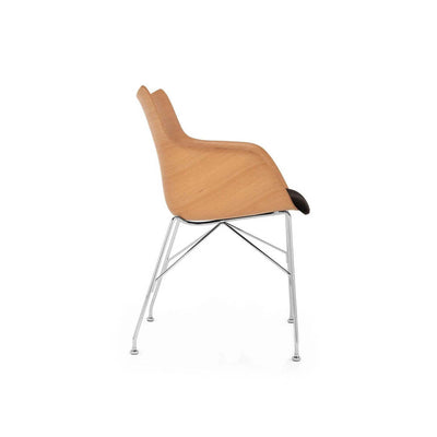 Q/Wood Armchair with Cushion by Kartell - Additional Image 6