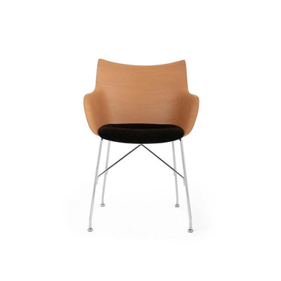 Q/Wood Armchair with Cushion by Kartell