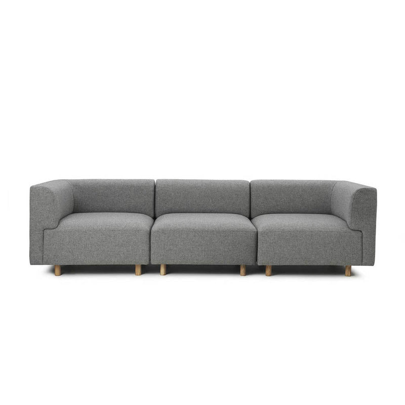 Redo Modular Sofa 3 Seater Oak Legs Hallingdal by Normann Copenhagen - Additional Image 1
