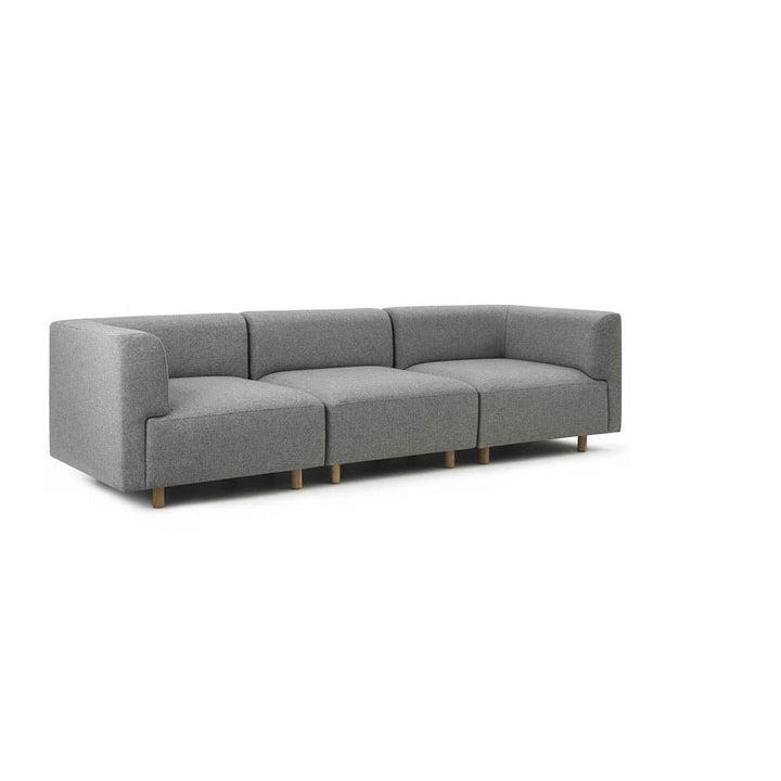 Redo Modular Sofa 3 Seater Oak Legs Hallingdal by Normann Copenhagen