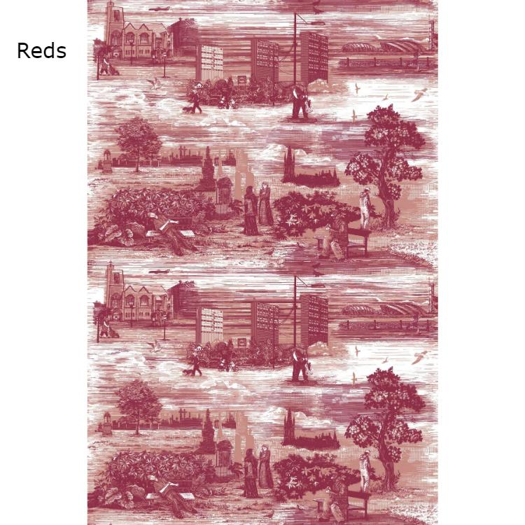 Glasgow Toile Fabric by Timorous Beasties