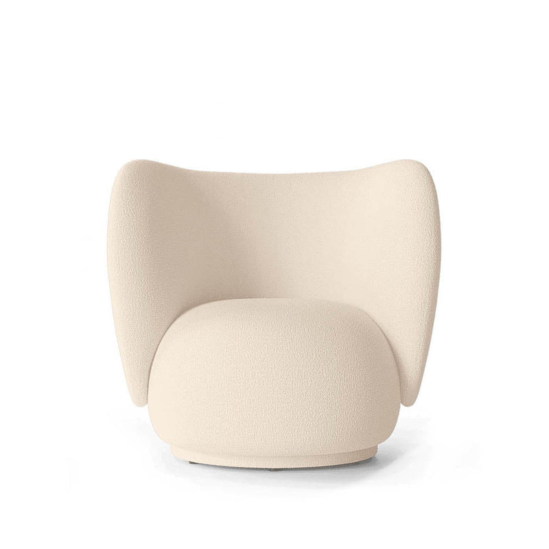 Rico Lounge Chair - Wool Boucle - Off-White by Ferm Living