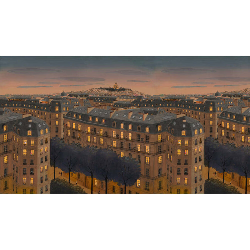 Roofs of Paris Bespoke Wallpaper by Isidore Leroy - Additional Image - 8