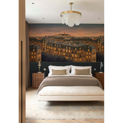 Roofs of Paris Bespoke Wallpaper by Isidore Leroy - Additional Image - 3