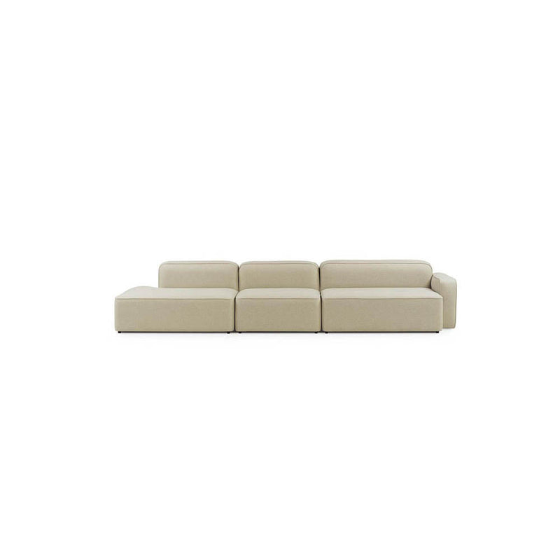 Rope Sofa 3 Seater Right Armrest Main Line Flax by Normann Copenhagen