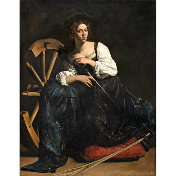 Saint Catherine of Alexandria Painting by Santa & Cole