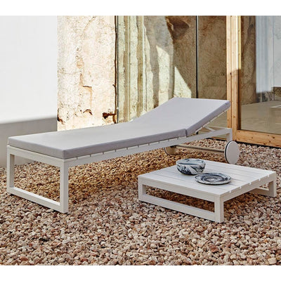 Saler Outdoor Chaise Lounge Side Table by Gandiablasco