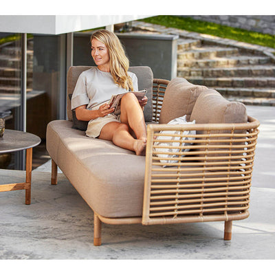 Sense Outdoor 3-Seater Sofa by Cane-line Additional Image - 12