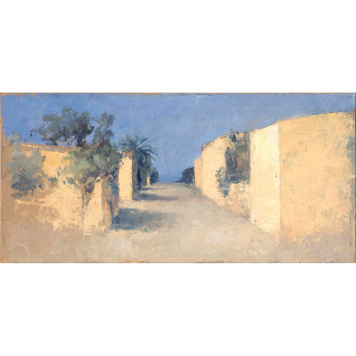 Ses Salines Street, Mallorca Painting by Santa & Cole