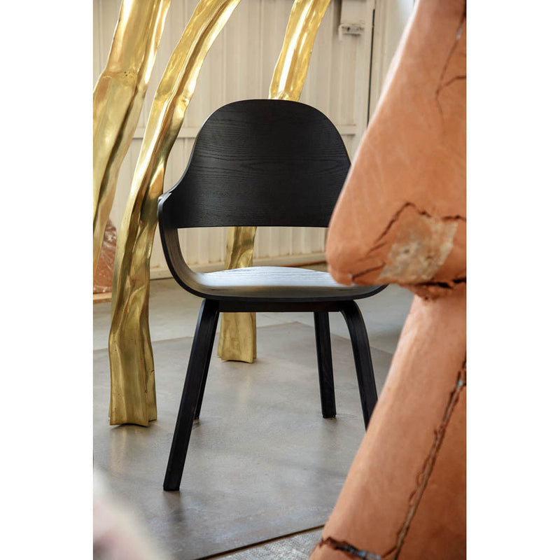 Showtime Nude Chair - Wooden Legs by Barcelona Design - Additional Image - 5