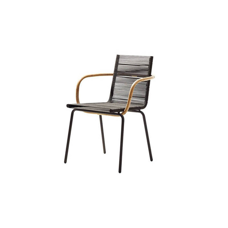 Sidd Chair with Armrest by Cane-line